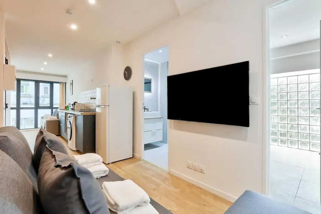 Charme Parisien 4 Personnes, 1 Chambre, 19Eme France