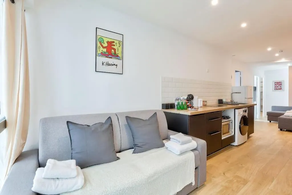 Charme Parisien 4 Personnes, 1 Chambre, 19Eme France